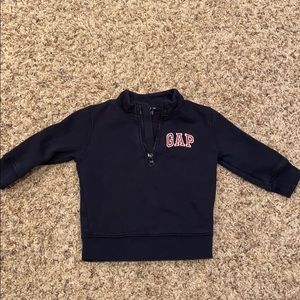 BABY GAP QUARTER ZIP PULLOVER, 12-18 months